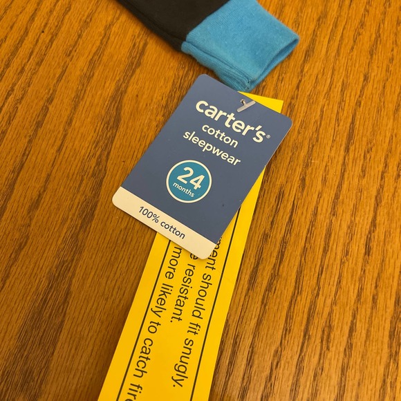 NEW Carter’s Baby Cotton Sleepwear Sz 24  months NWT - Picture 2 of 7